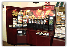 coffee gas self milk dispenser convenience stores sugar cream supramatic